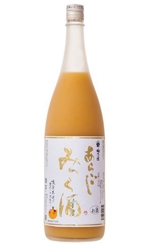 画像1: 梅乃宿　あらごしみっく酒　1.8L