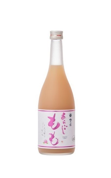 画像1: 梅乃宿　あらごしもも酒　720ml (1)