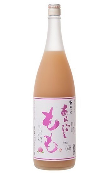 画像1: 梅乃宿　あらごしもも酒　1.8L (1)