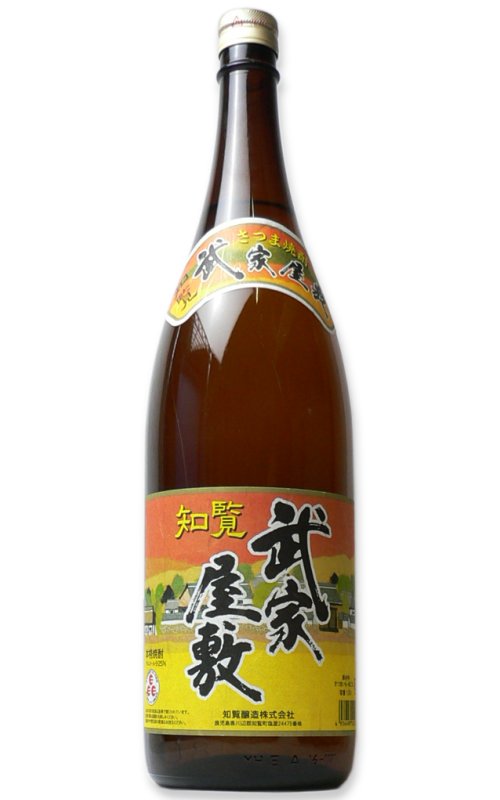 芋焼酎 『知覧武家屋敷』 25度 1.8L -正規取扱店- 旨酒専門店うらの